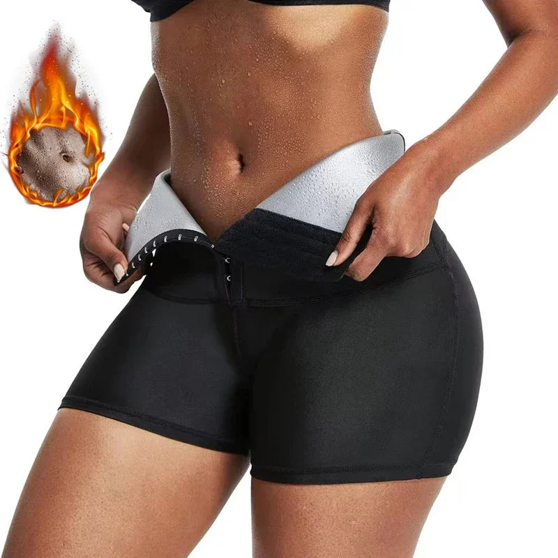 Women Waist Trainer Sauna Pants for Weight loss Fat burning High Waist Body Shaper Sweat Pants
