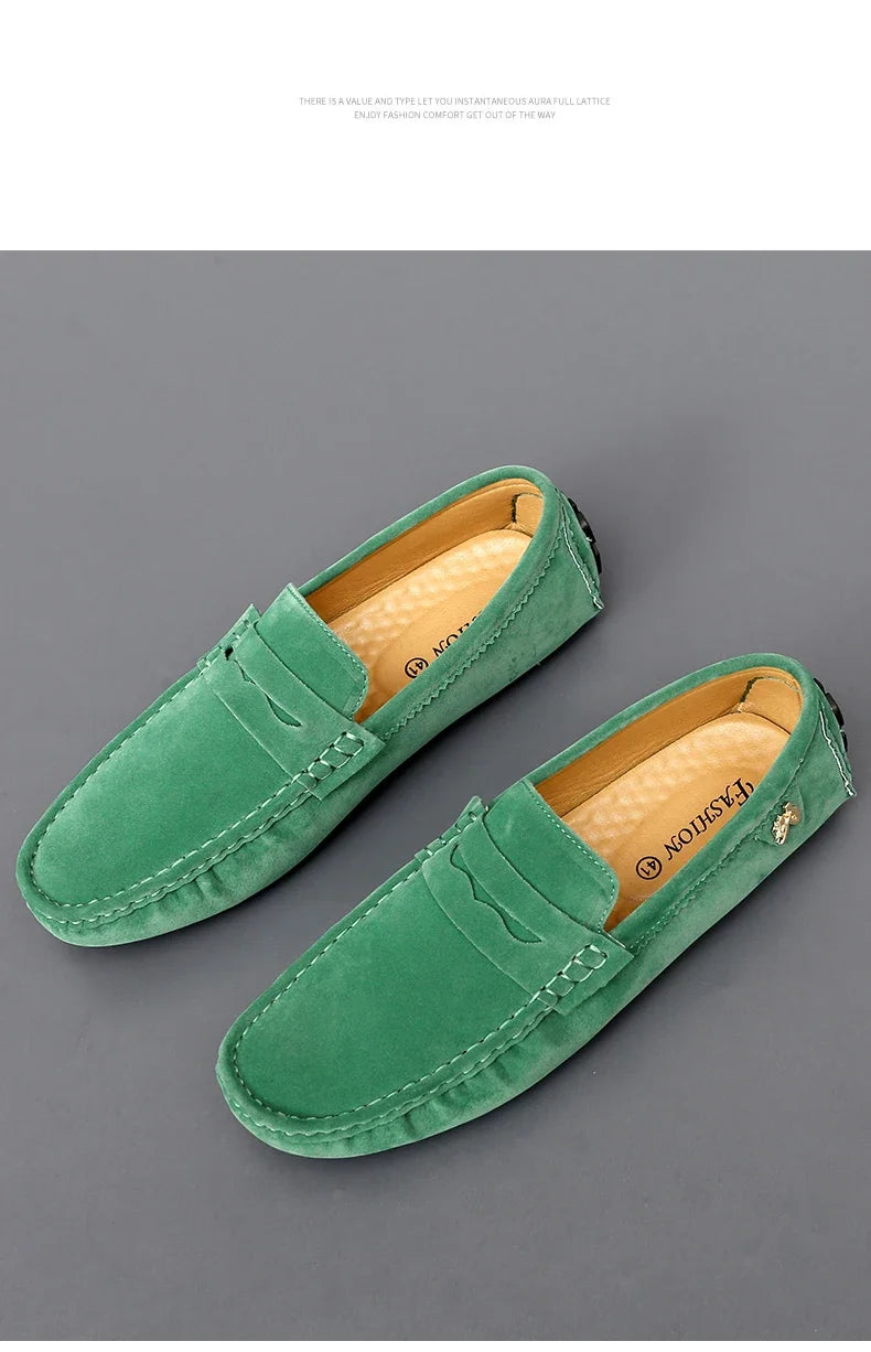 Shoes Men Casual Shoes Fashion Men Shoes Genuine Leather Men Loafers Moccasins Slip on Men Flats Male Driving Shoes