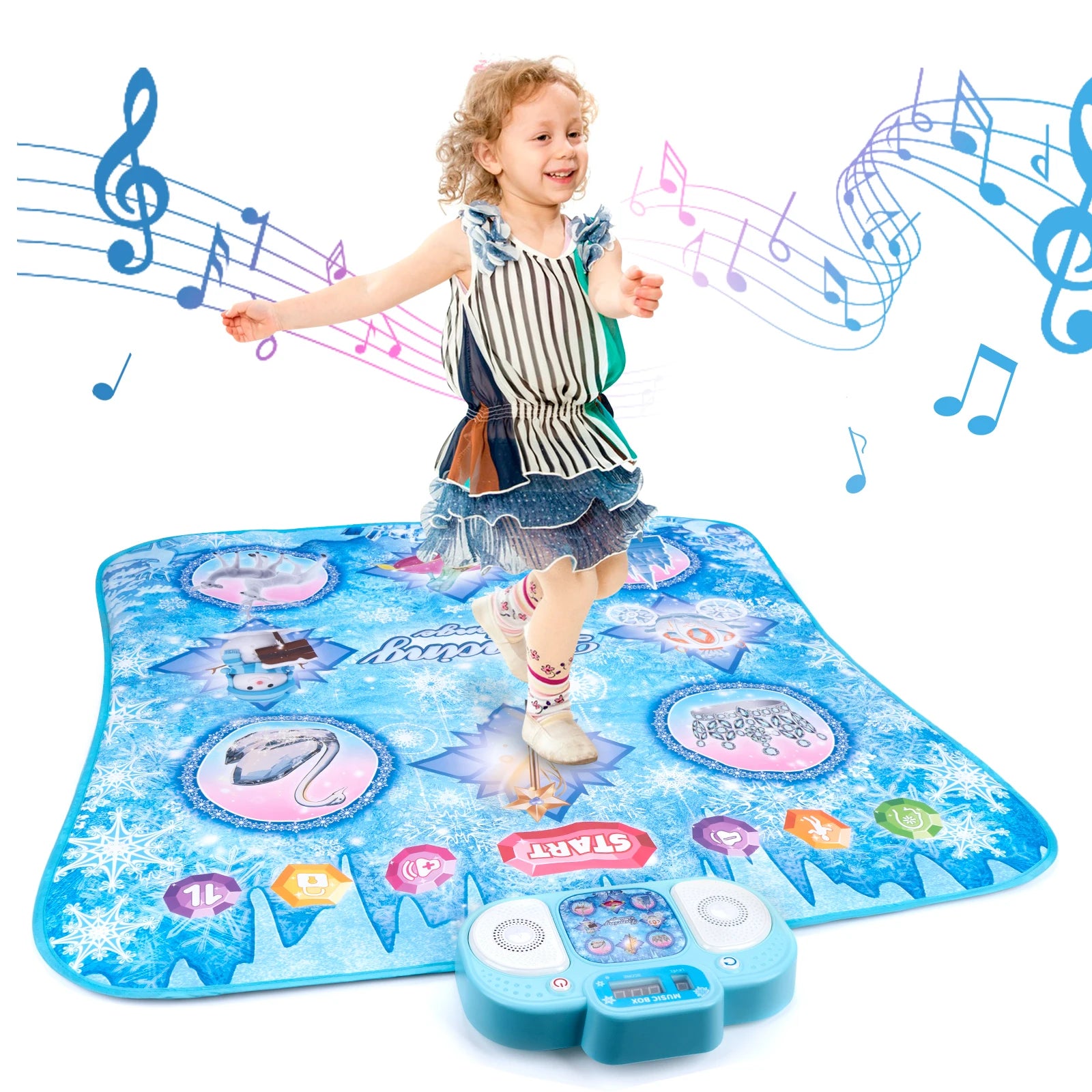 Kids Electronic Dance Mat – Musical Floor Blanket with 9 Levels