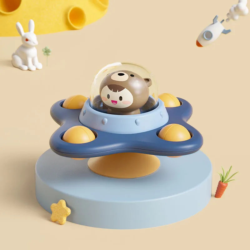 Montessori Suction Cup Spinner Toy | Sensory Table Game for Babies & Toddlers