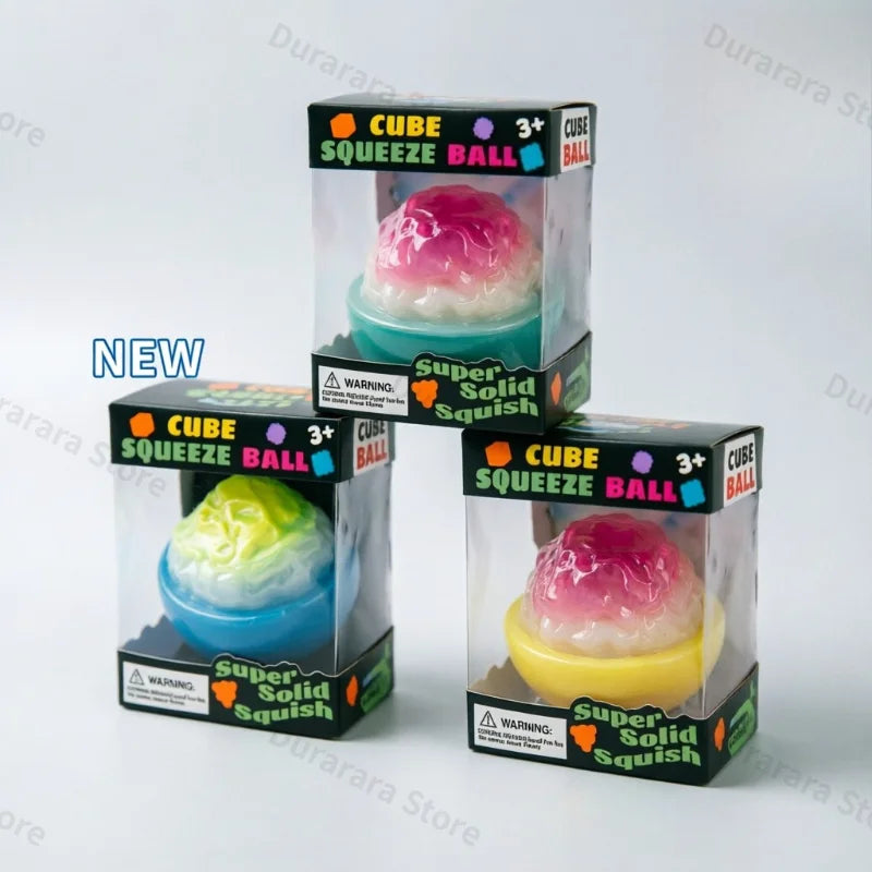New Snowflake Ice Cube Maltose Squishy Stress Relief Slow Filled Squishy Toys Kids Stress Relief Decompression Venting Toys