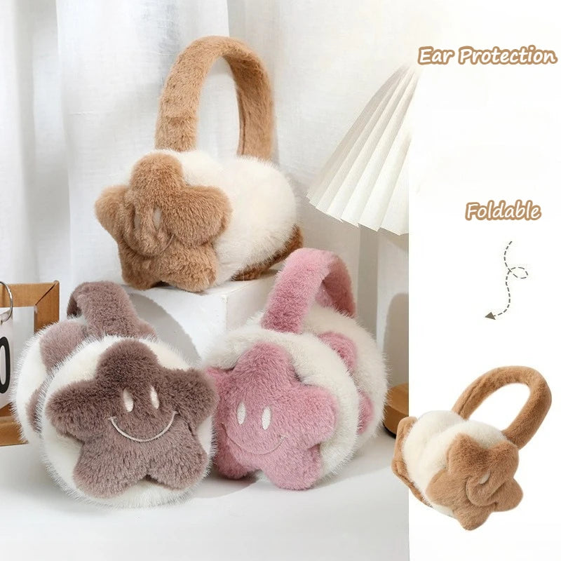 Kids' Plush Star Earmuffs
