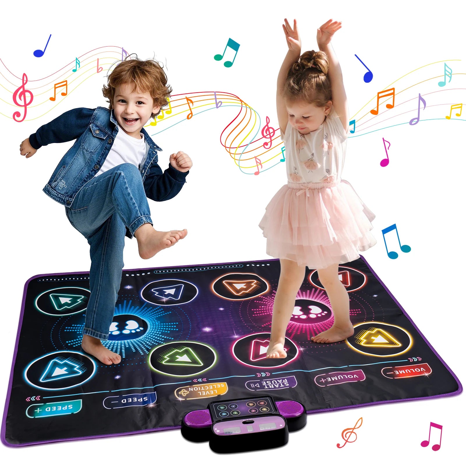 Kids Electronic Dance Mat – Musical Floor Blanket with 9 Levels
