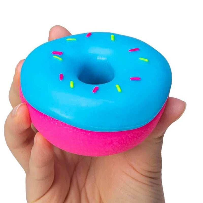 NeeDoh Dippin' Dazzler | Egg & Donut Squishy Stress Relief Toy | Slow Rebound Squeeze | Ages 14+