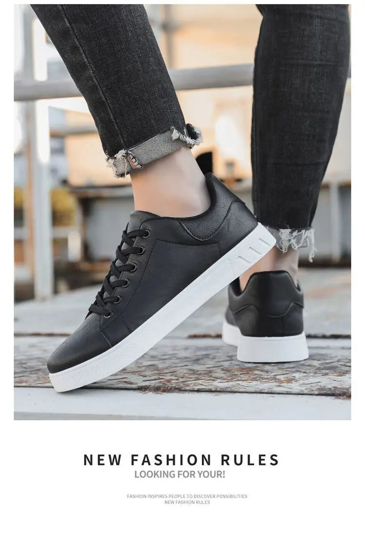 Men's Soft Sole Breathable Casual Lace-Up Shoes