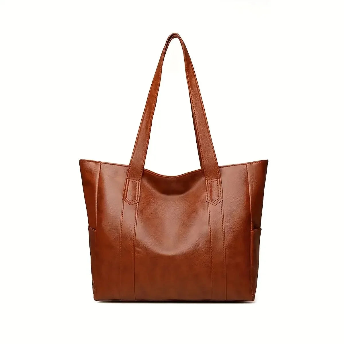 Women's Vintage Large Capacity PU Tote Shoulder Bag
