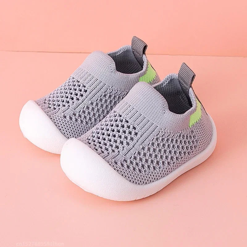 Toddler & Baby Breathable Knitted Slip-On Sneakers