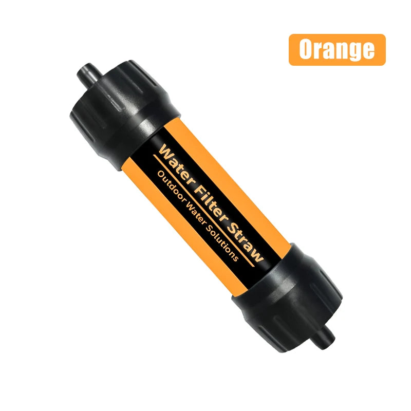 Outdoor Mini Water Filter Straw Water Purification for Survival or Emergency Supplies Portable Micron Water Purifier for Storm
