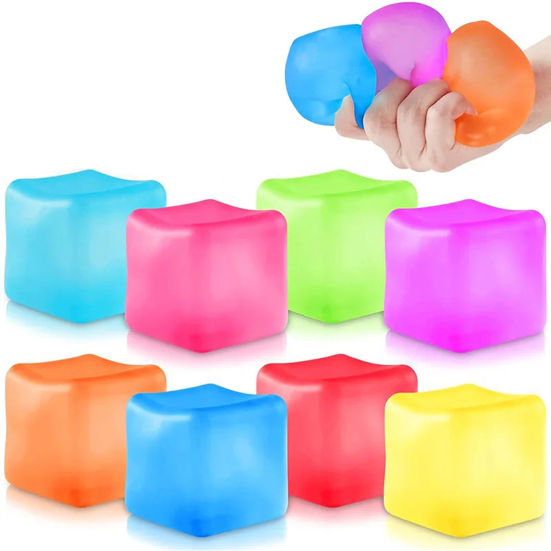 Ice Skin Maltose Squishy Stress Relief Ball | Slow Rebound Fidget Toy
