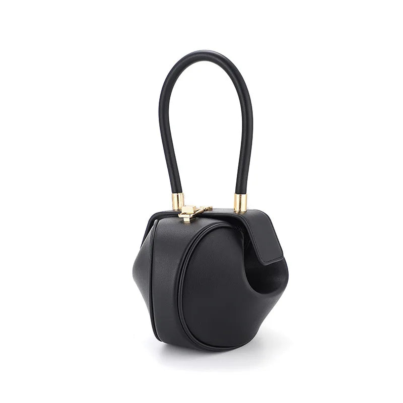 Women's Mini Bowling Round Shoulder Bag