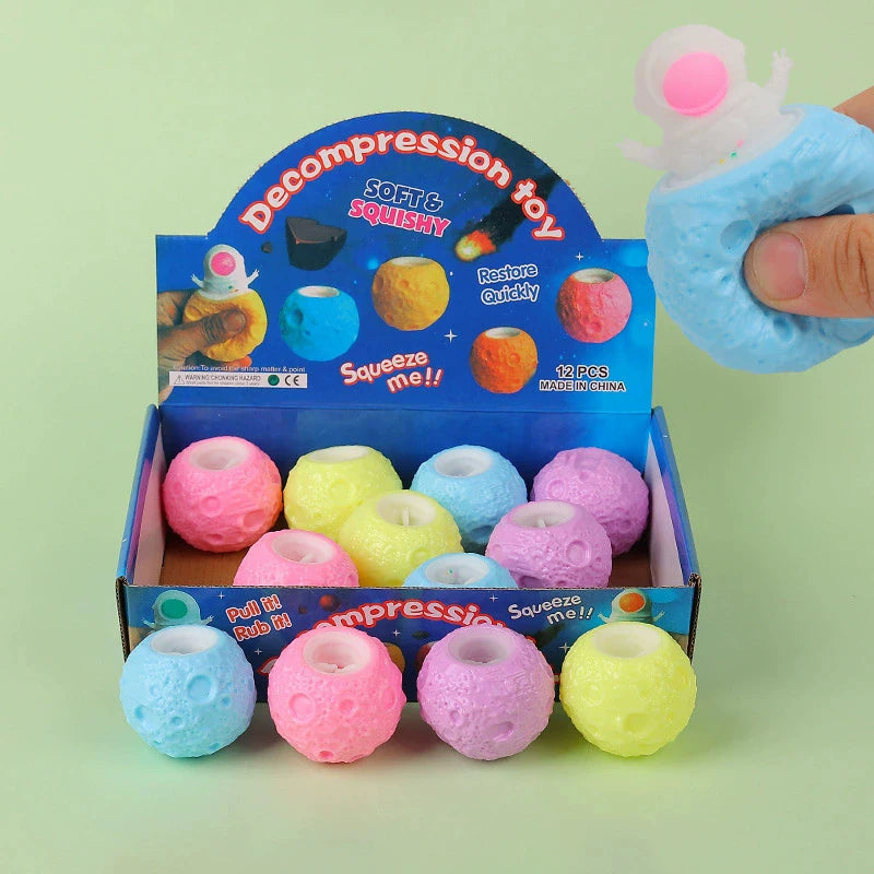 OUZEY Pop-Up Squishy Cheese Mouse & Squirrel Cup Toy | Slow Rebound Stress Reliever | 8 Styles