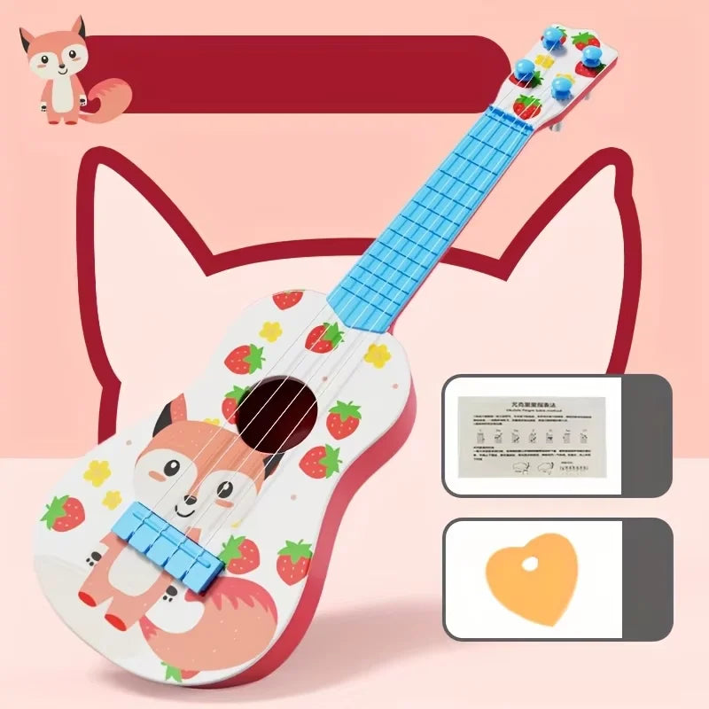 Blue Guitar Music Toy Suitable for Children Aged 0-3 And above Age Infants Early Education Musical Instrument Toy
