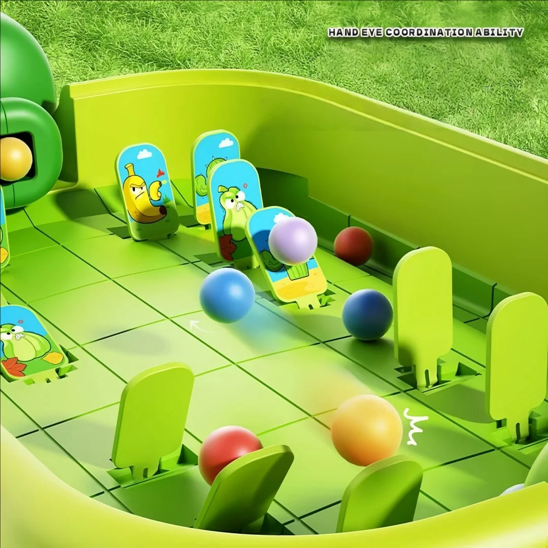 Plants vs Zombies 2-Player Tabletop Shooting Battle Game | Family Party Toy for Kids & Adults