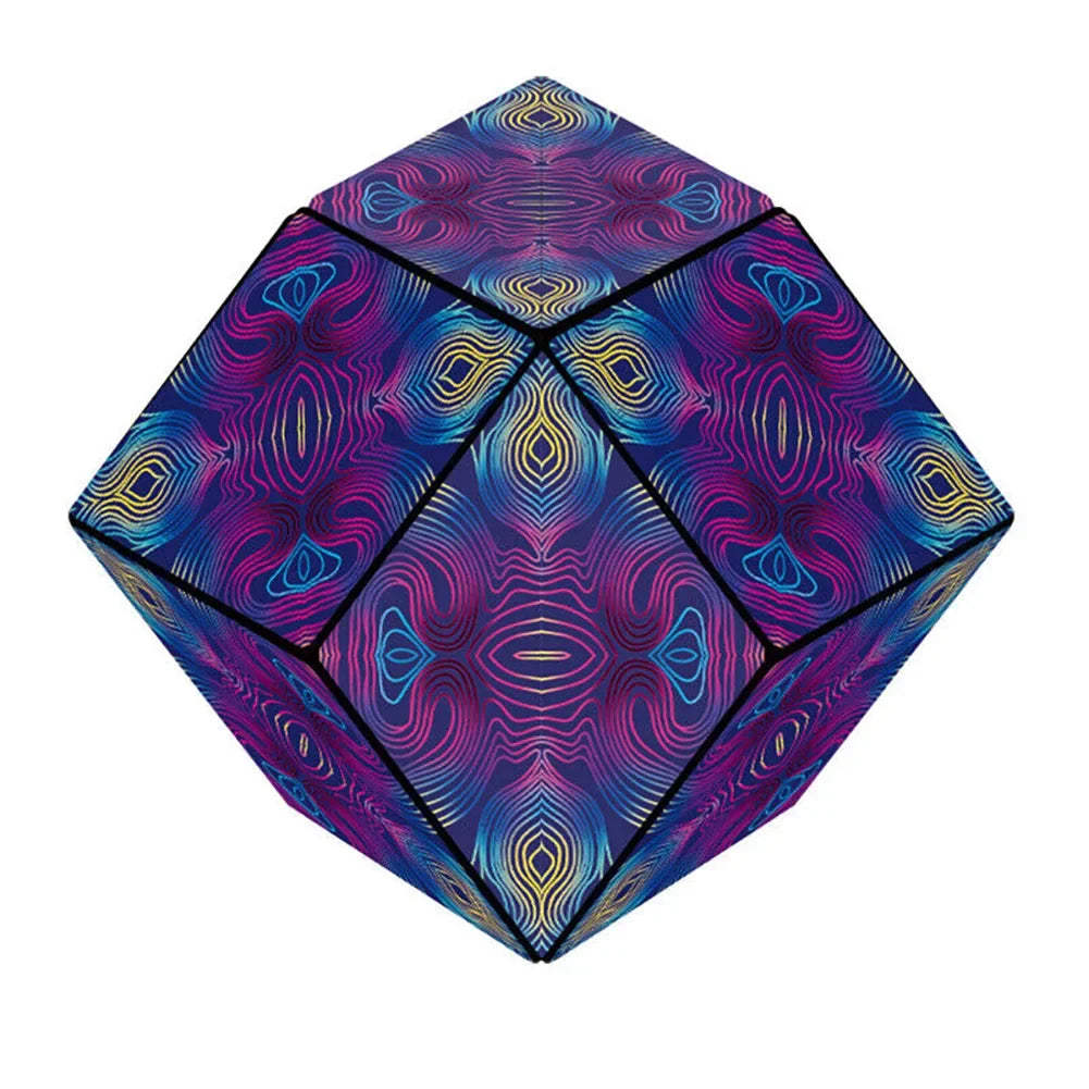 3D Dreamy Changeable Magnetic Magic Square Infinite Flippig Geometry Puzzle Game Antistress Fidget Toy Children Birthday Gift