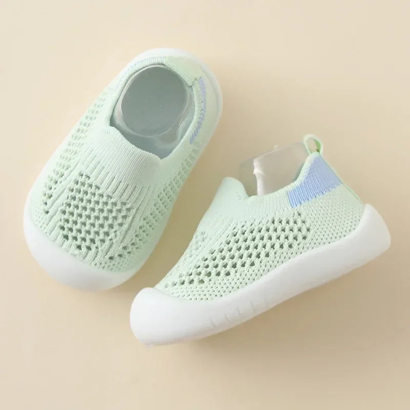 Toddler & Baby Breathable Knitted Slip-On Sneakers