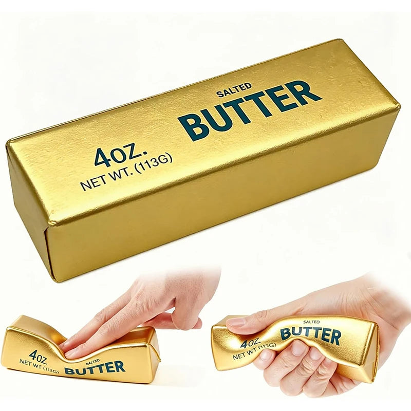 Butter Stick Squishy Slow-Rising Stress Relief Toy | Desk Fidget & Anti-Anxiety Gift