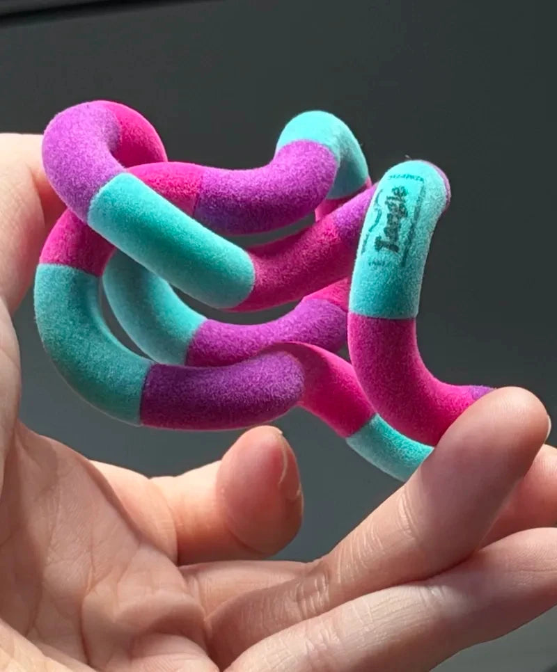 Official Genuine Fuzzies Twisty Fidget Toy Stress Relief ADHD Concentration Training Finger Sensory Toy Adult Anxiety Relief