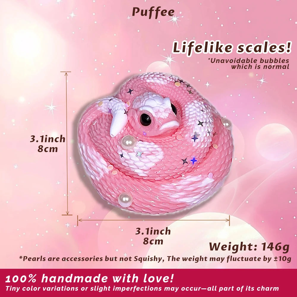Hognose Design Food-grade Silicone Squishy Toy, Handmade Taba Squishy, Creamy Soft Adhesive Slow Rebound Squeeze Toy, Happy Game