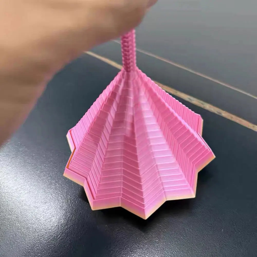 3D Visual Illusion Fidget Star | Sensory Stress Relief Spiral Ornament