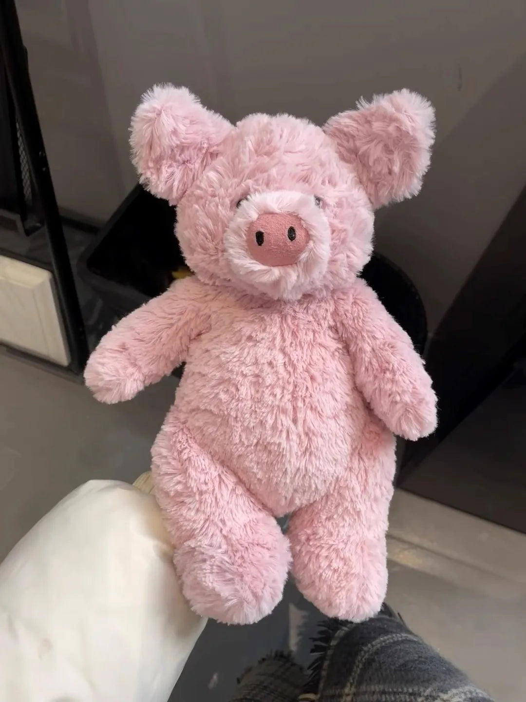 JC Pink Pig Plush Toy | Kawaii Soft Animal Soothing Doll — Home Decor & Gift