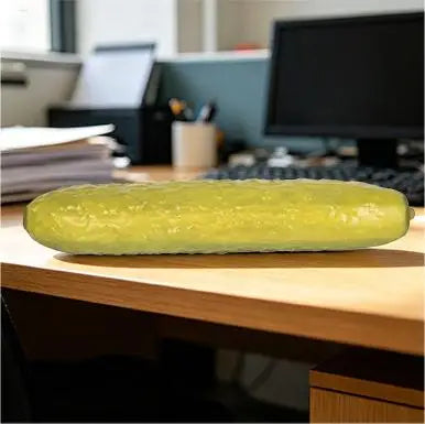 1PC Cucumber Shaped Squeezed Toy Creatively Gift For Kid Adult Sensory Playful Toy Realistic Interesting Decompression Toy