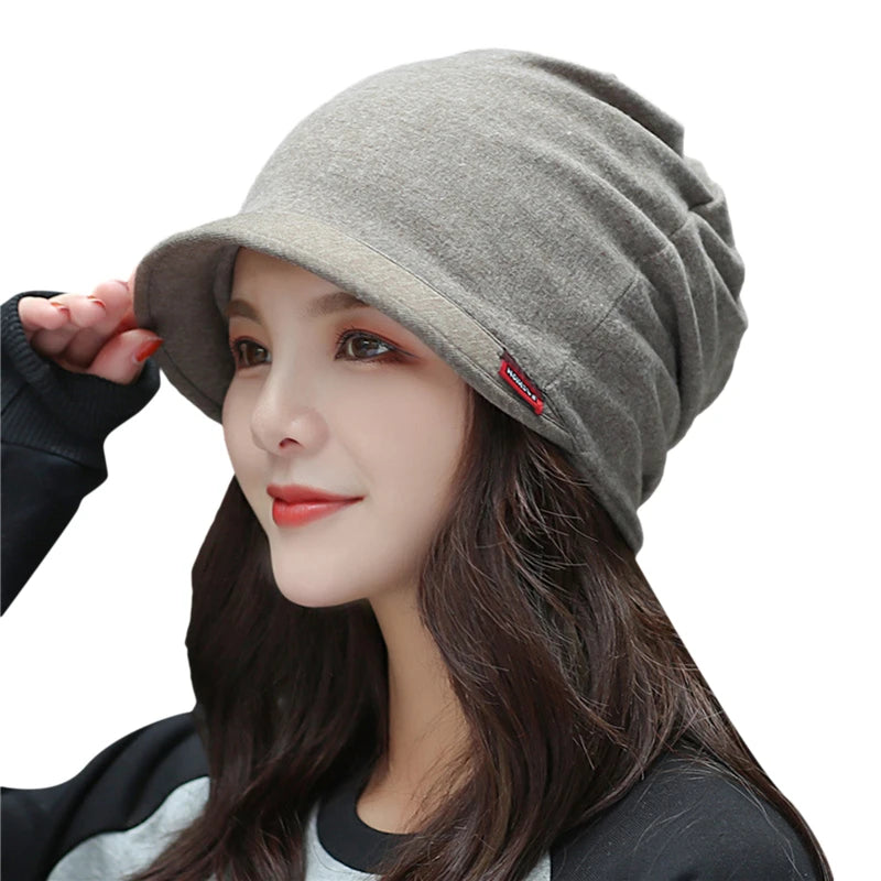 Women's Windproof Knit Newsboy Cap – Warm Thickened Solid Color Hat for Autumn & Winter | 5 Colors