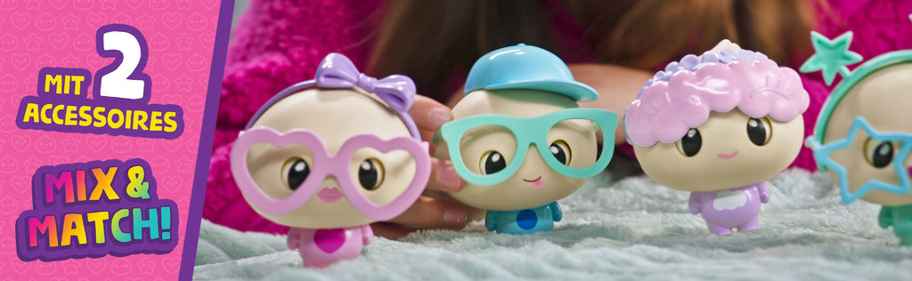My Squishy Little Dumplings Interactive Doll Marshmallow Golden Cute Dumpling with Sound and Light Electronic Interactive Toys