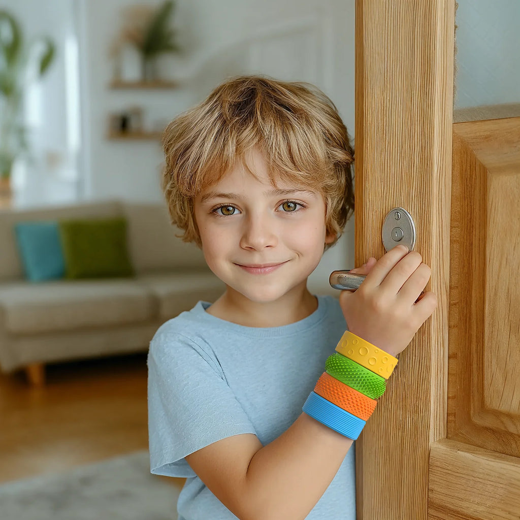 Textured Fidget Slap Bracelets