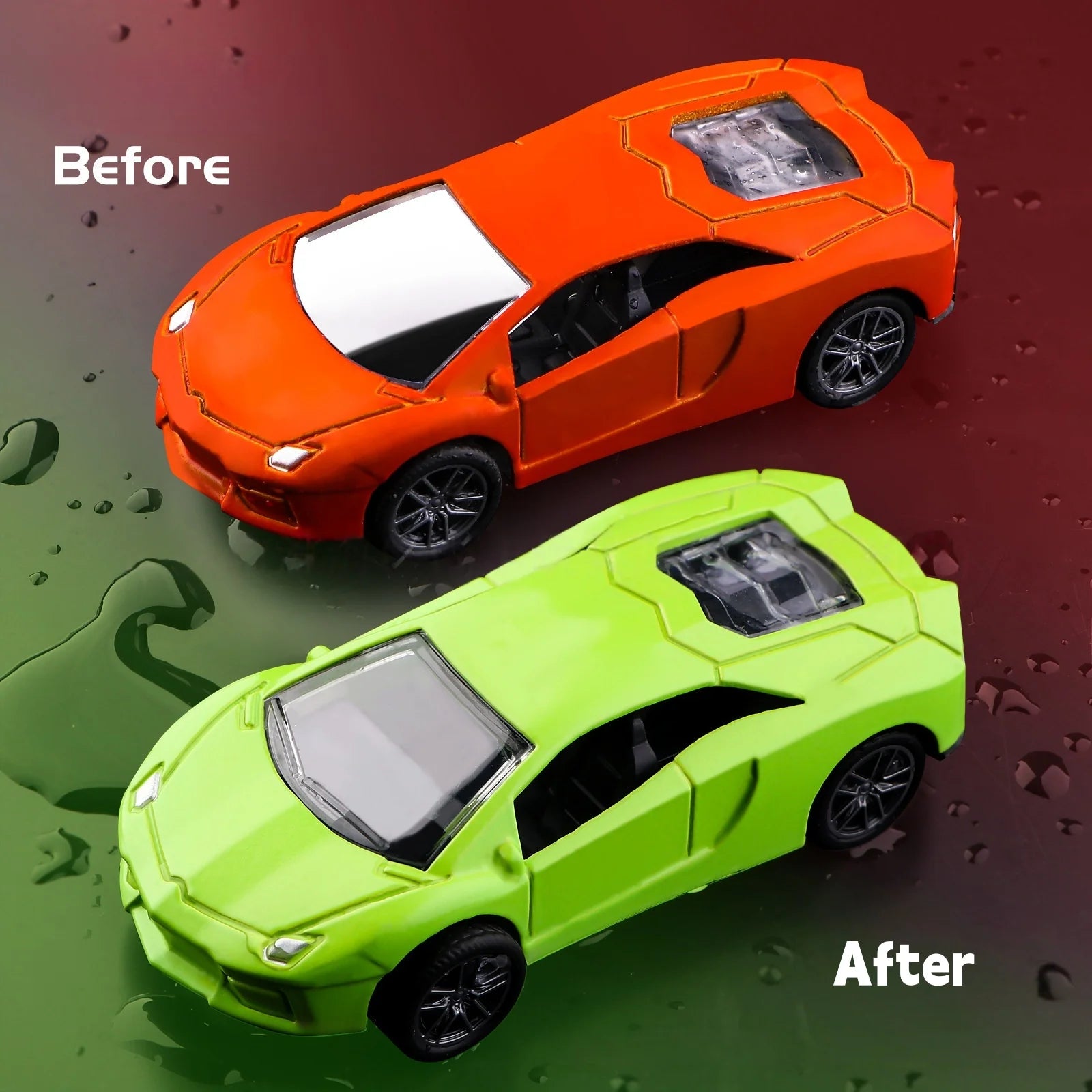 Color Change Cars Toy Vehicles in Water Color Changing Bath Toys Car Goodie Bags Fillers Funny Gift for Kids Themed Party Favors