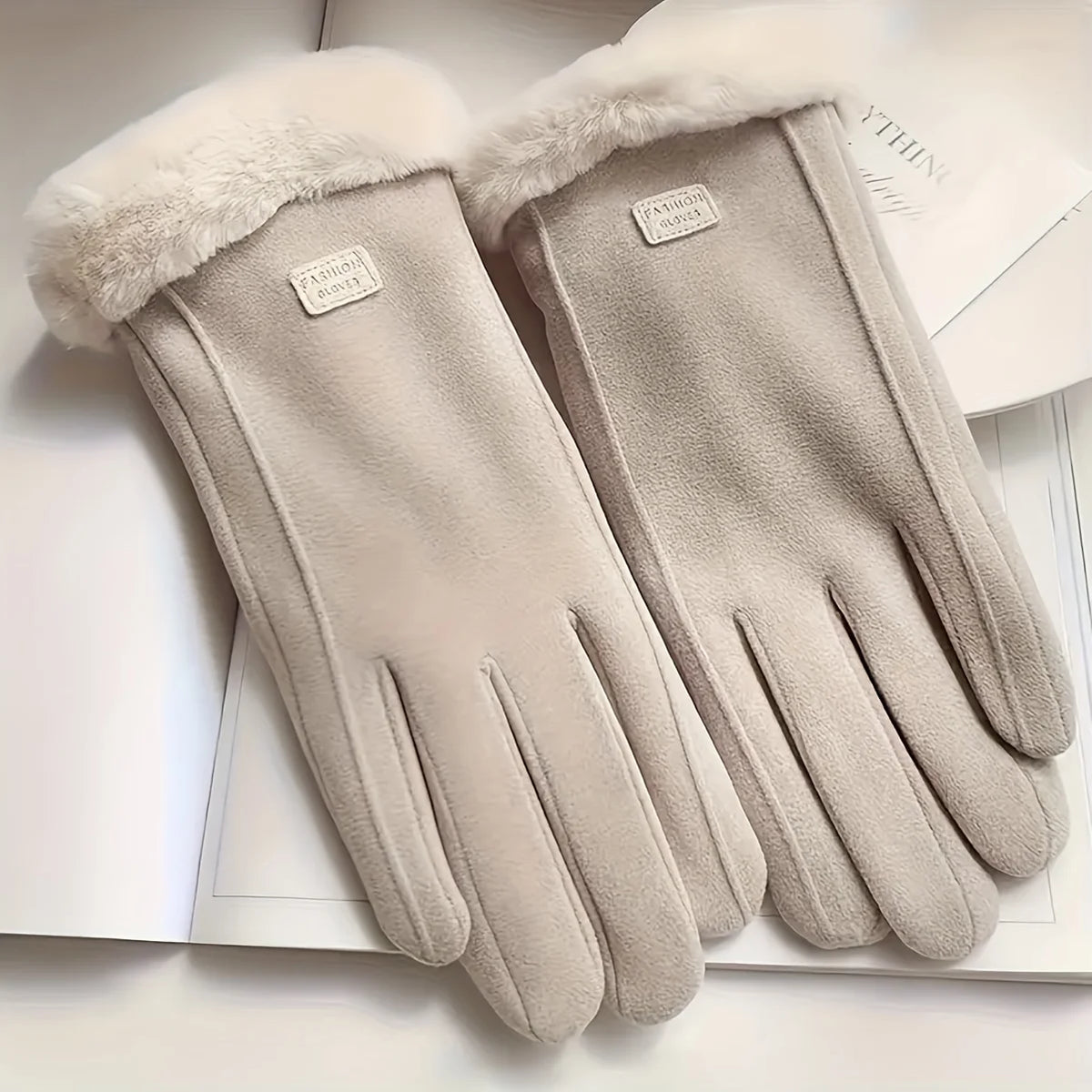 Women's Plush-Lined Touchscreen Gloves