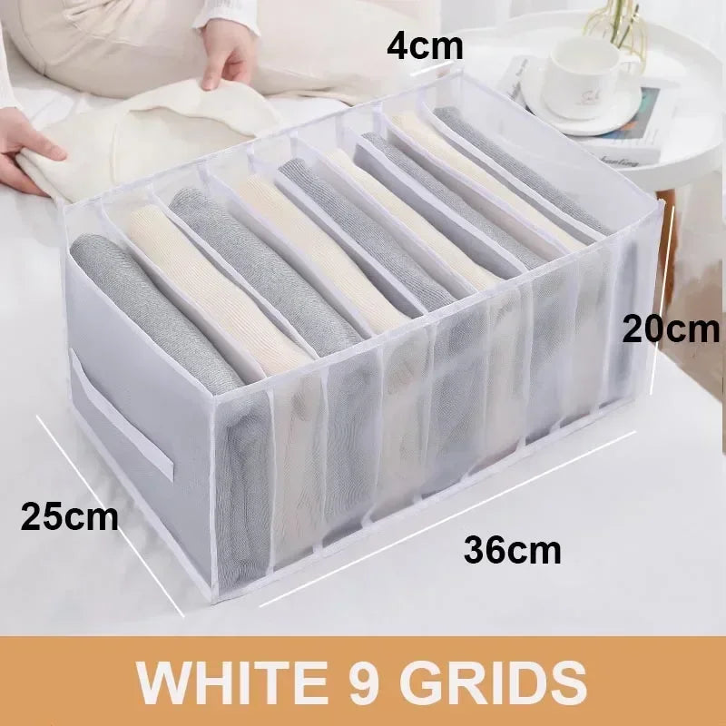 Underwear Storage Drawers Organizer Divider Jeans Organization Storage Box Closet Organizer Clothing Organization System Drawer