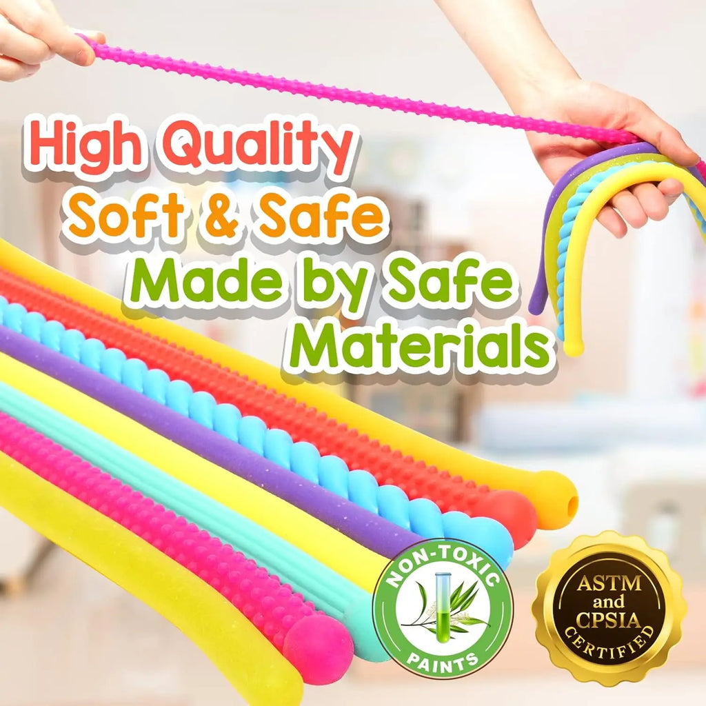 Textured Stretchy Sensory Fidget Toys | Stress & Anxiety Relief for Autism & Special Needs