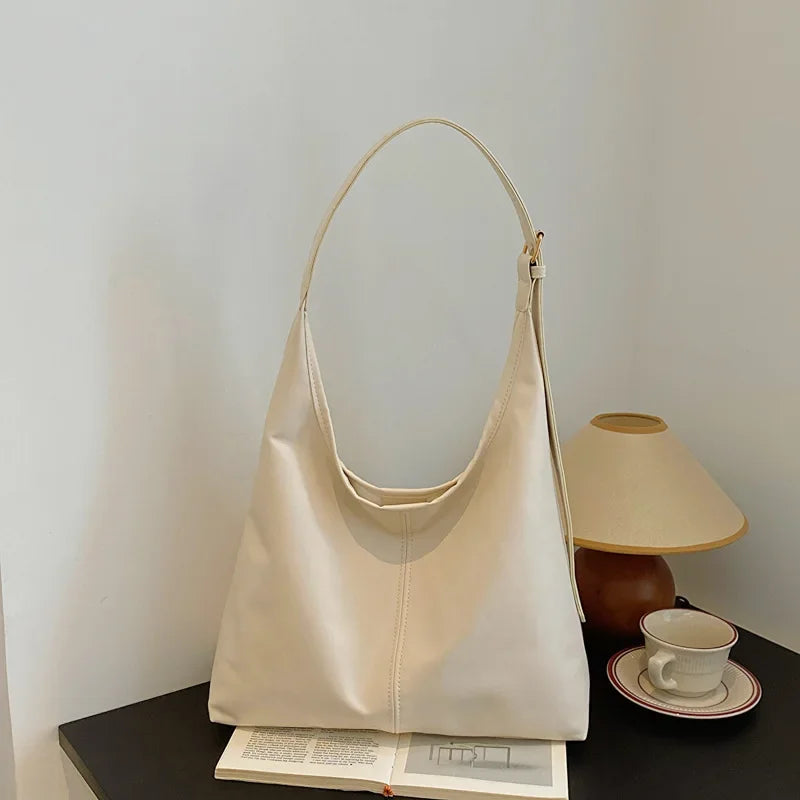 Women's Structured PU Tote Bag