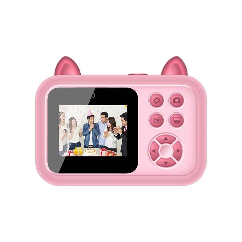 Kids Instant Print Digital Camera – 1080P HD Thermal Printer | 4 Colors | Ages 3+