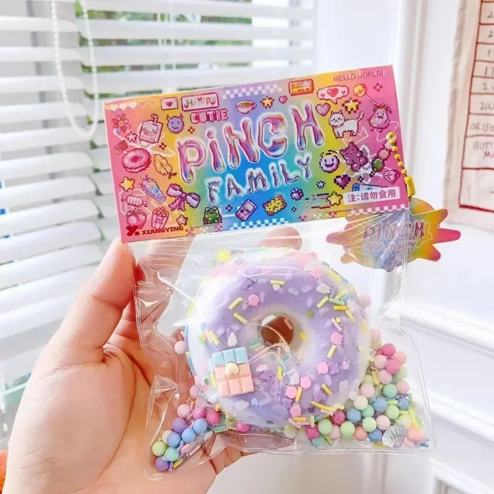 Taba Squishy Cake & Doughnut Stress Relief Toy — Extra Large Sensory Fidget for Kids & Adults