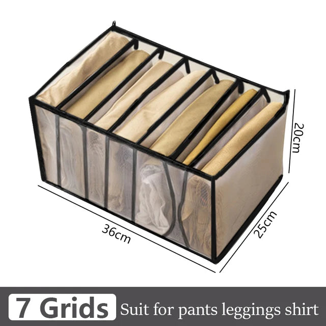 Underwear Drawer Organizer Storage Box Foldable Closet Organizers Drawer Divider Storage Boxes For Underpants Socks Bra