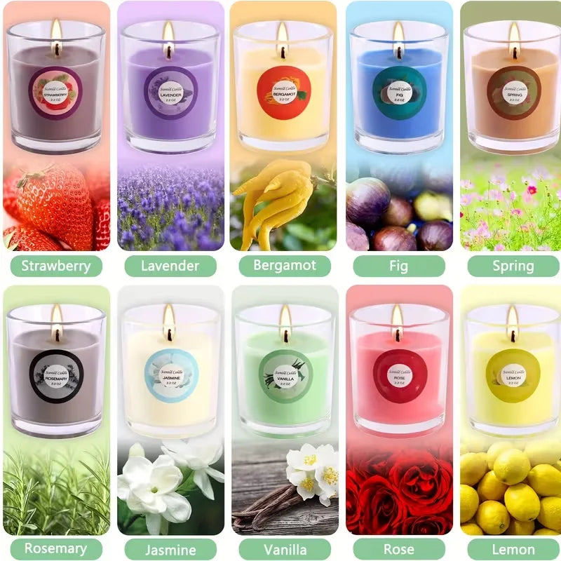 Scented Candle Gift Set, 20 Pieces