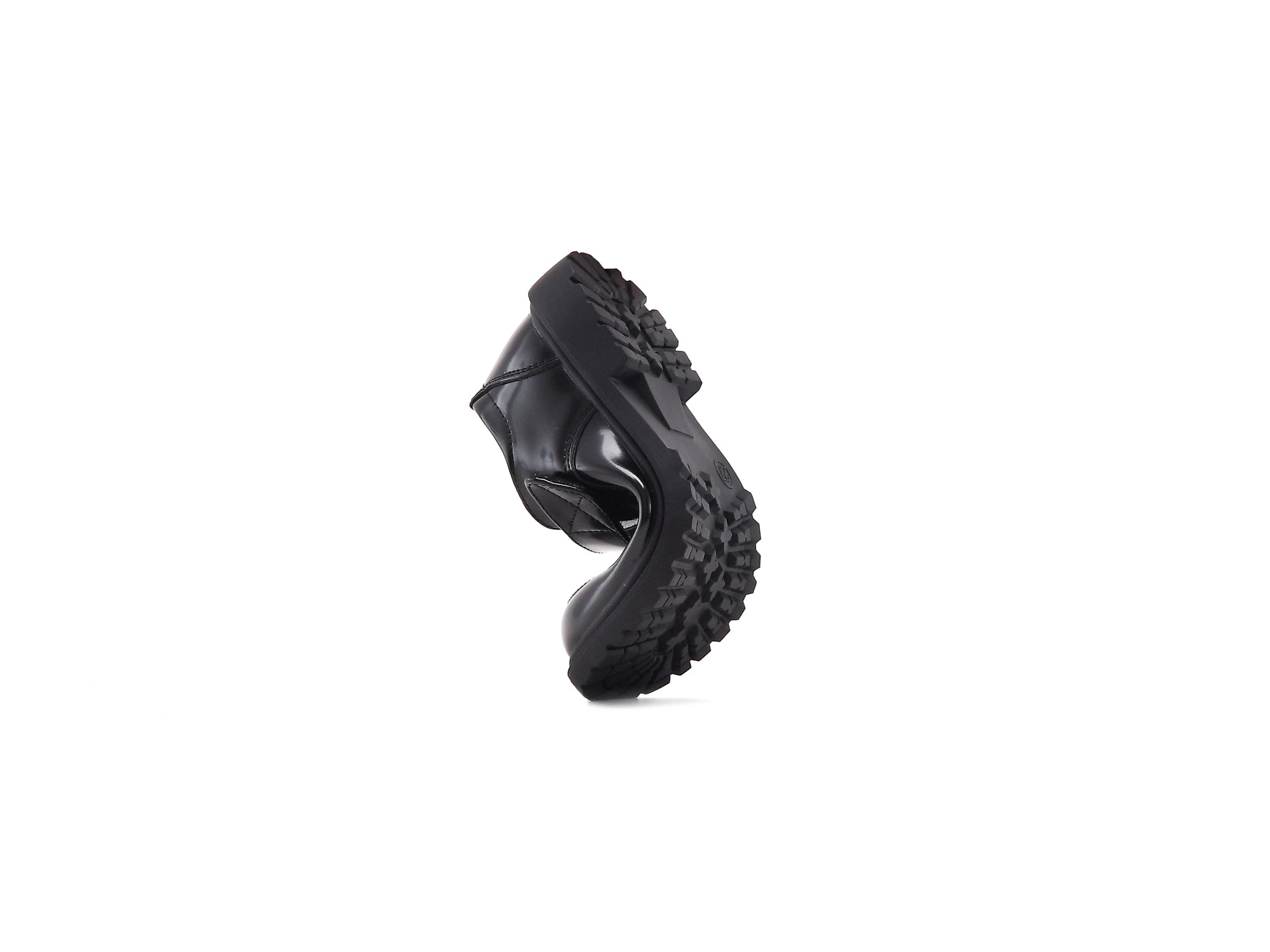 Kids' Black PU Leather School Shoes