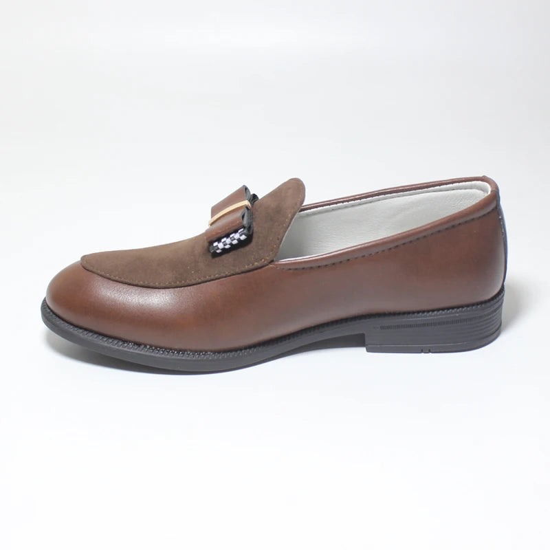 Boys' Classic British Oxford Dress Shoes