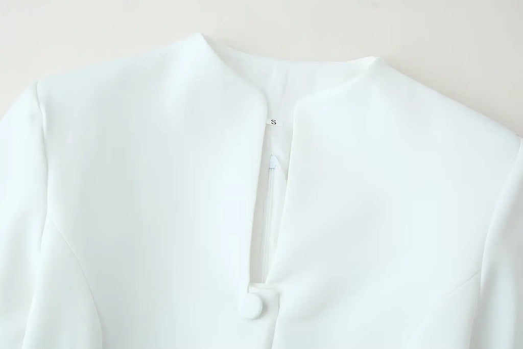 HH 2026 Trendy Woman's Spring New Fashion Sexy Dresses Solid V-Neck Long Sleeves Single-Breasted Female Elegant Mini Dress