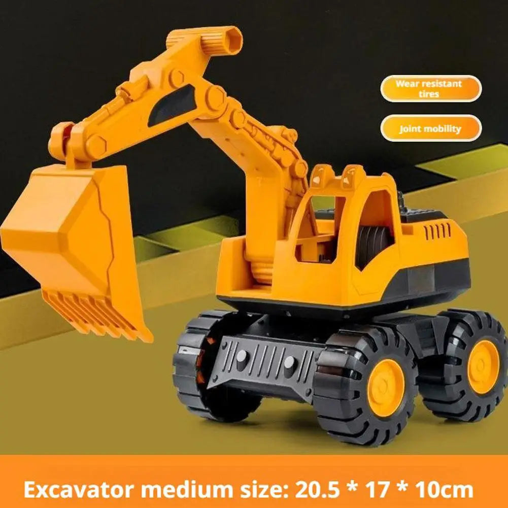 Excavator Truck Model Toy Engineering Vehicle Toddler Early Education Construction Vehicles Truck Boys Gifts