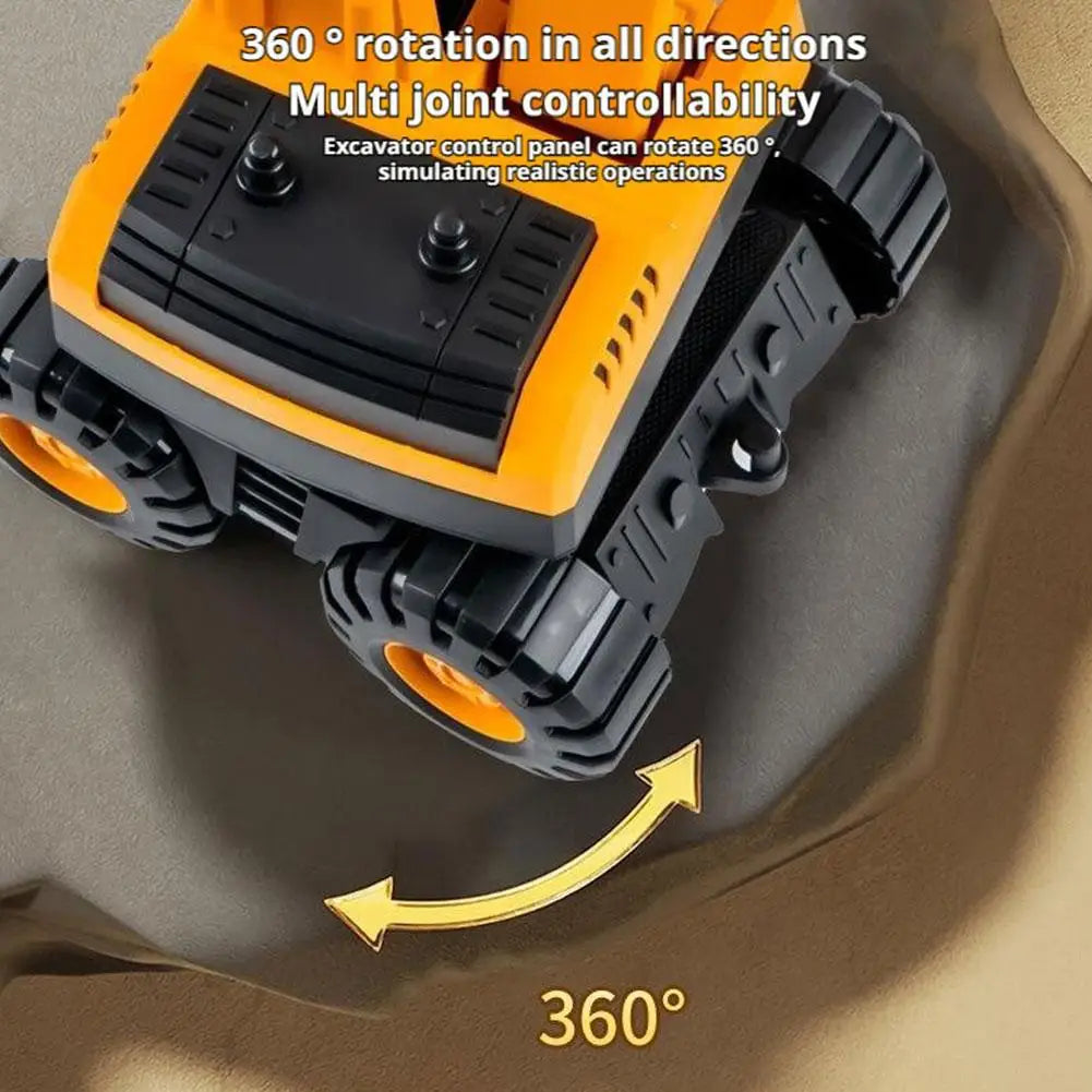 Excavator Truck Model Toy Engineering Vehicle Toddler Early Education Construction Vehicles Truck Boys Gifts
