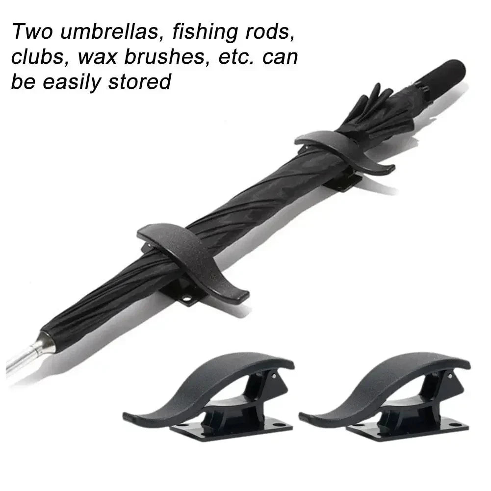 2-Pack Car Seat Back Hook & Umbrella Storage Organizer