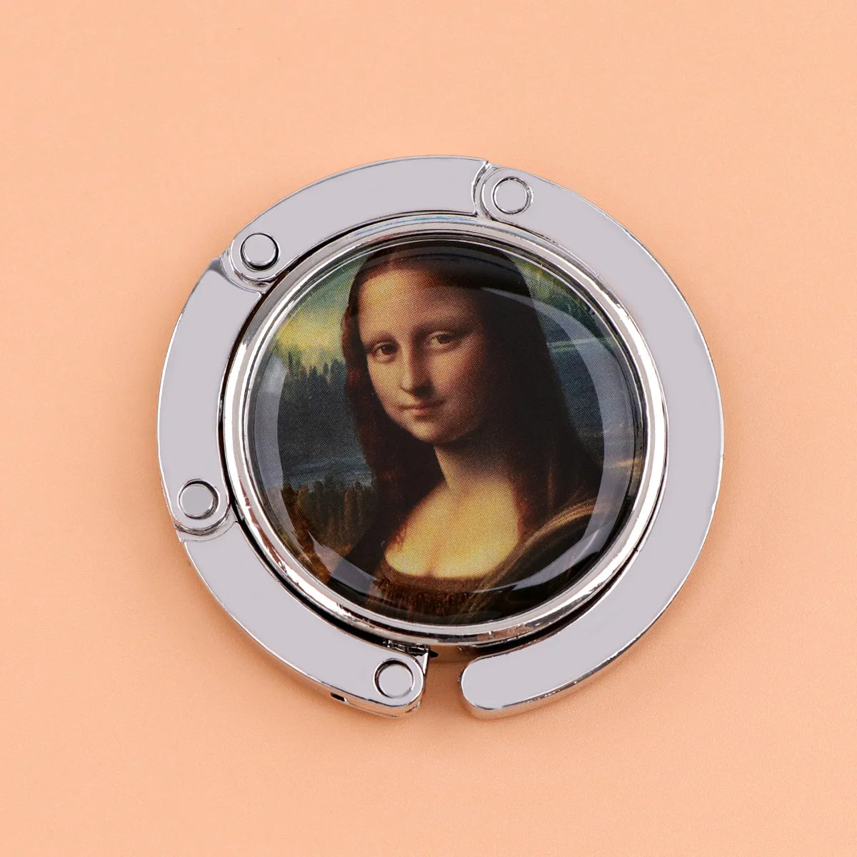 Van Gogh Art Folding Metal Purse Hanger & Table Bag Hook