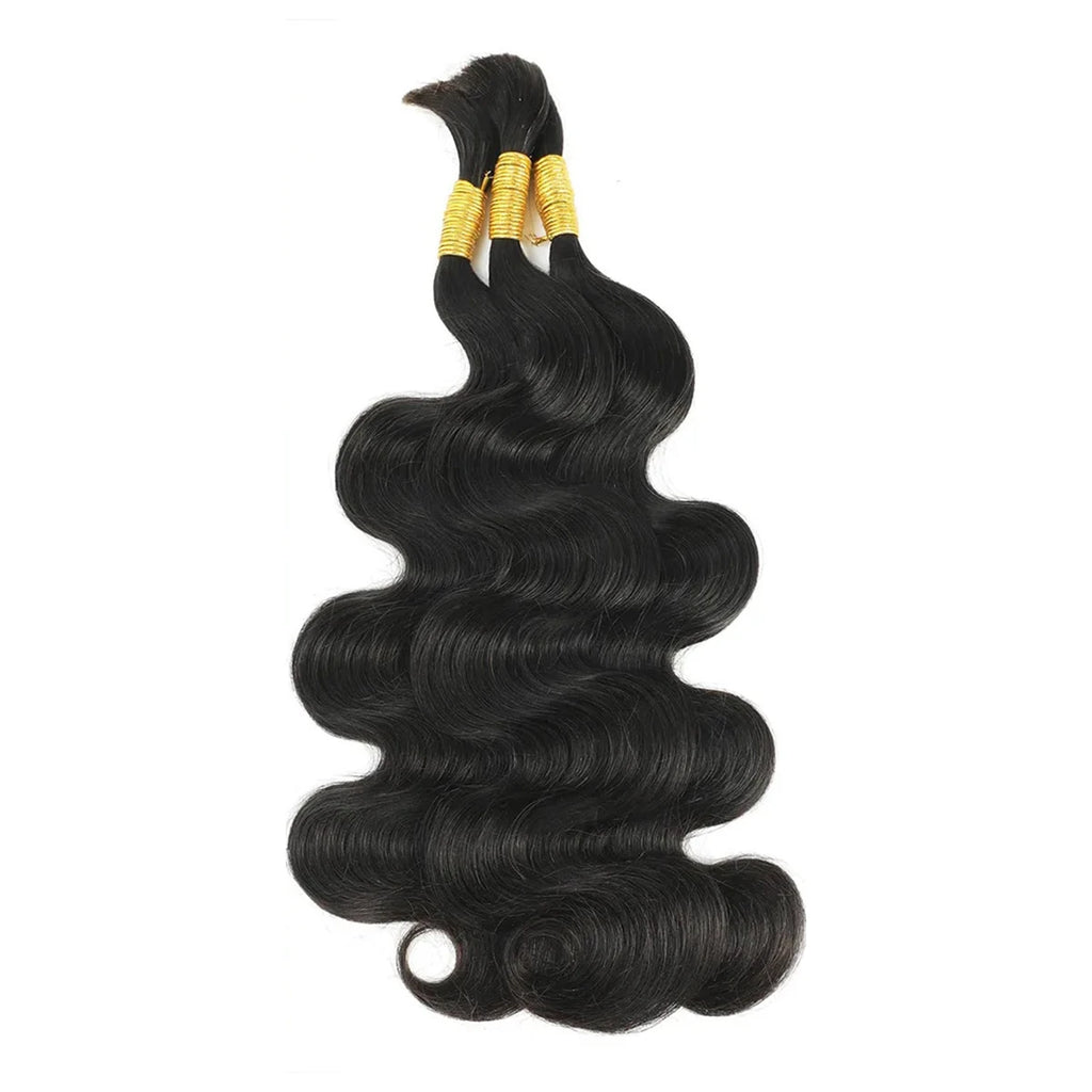 Human Braiding Hair Body Wave Bulk Human Hair For Braiding No Weft 10A Brazilian Curly Human Hair Extensions For Boho Braids