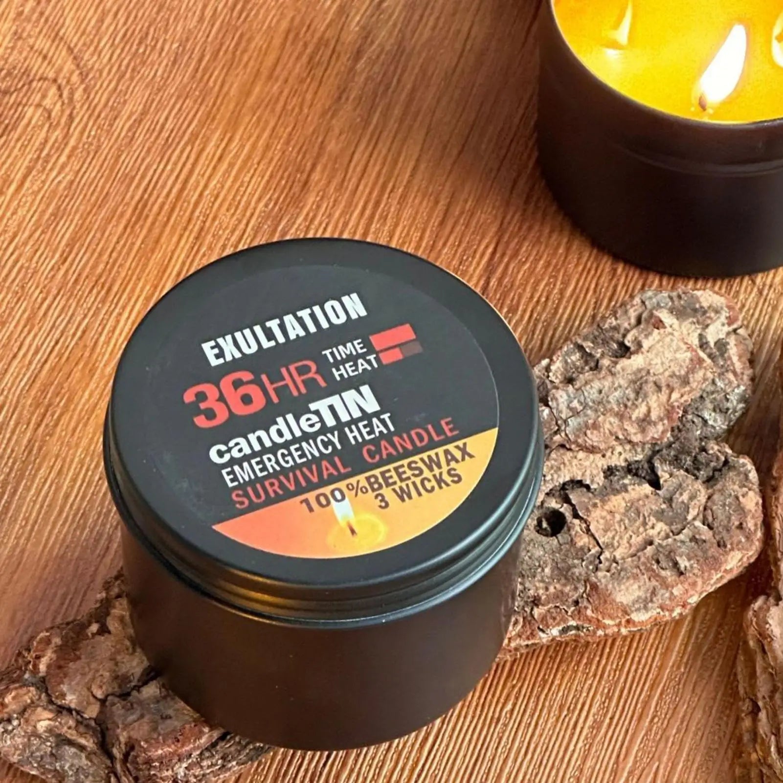 Survival Candles for Household Power Outages Windproof Smokeless Disaster Prevention Emergency Supplies No Electricity Lighting
