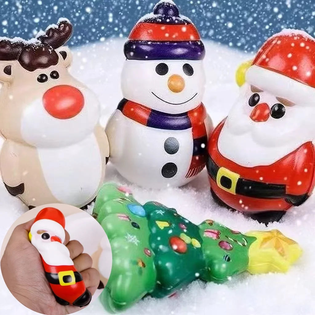 Christmas Squishy Toys – 4-Piece Set