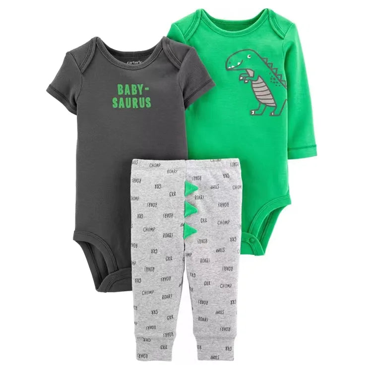 2025 Baby Girls Clothes Autumn Spring Newborn Infant Outfit Cotton Bodysuit Top And Bottom Pants Kids Toddler Clothing Set 6-24M