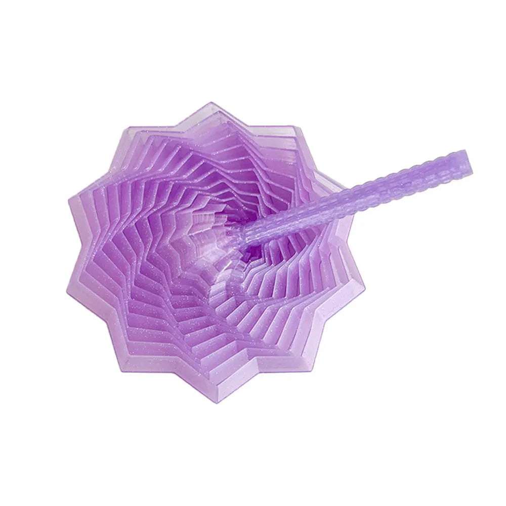3D Visual Illusion Fidget Star | Sensory Stress Relief Spiral Ornament