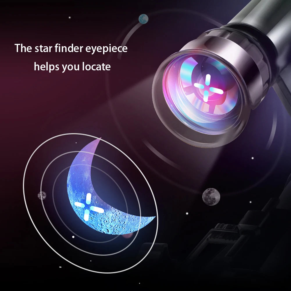 Professional HD Astronomical Telescope | Portable Monocular | Moon & Planet Observation | 3 Colors
